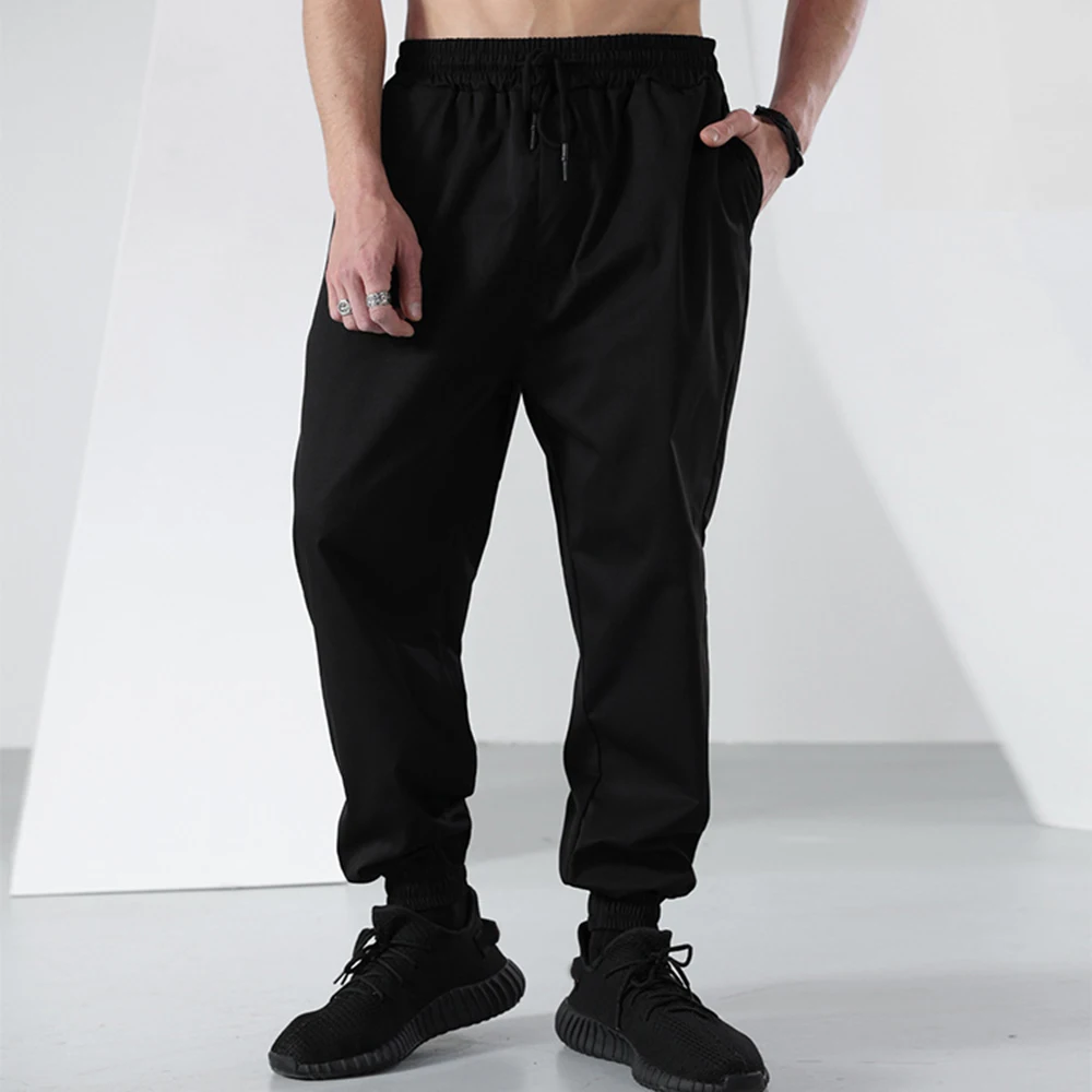 Sports Trousers Men's Invisible Open Crotch Outdoor Sex Four Seasons Loose Fitness Trousers Casual Erotic Pants Running
