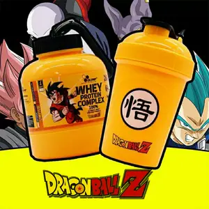 Dragon Ball Z Son Goku Water Bottle Dbz Sports Fitness Cup Protein Shake  Powder Cup Stirring Milkshake Cup Portable Sports Mug - Animation  Derivatives/peripheral Products - AliExpress