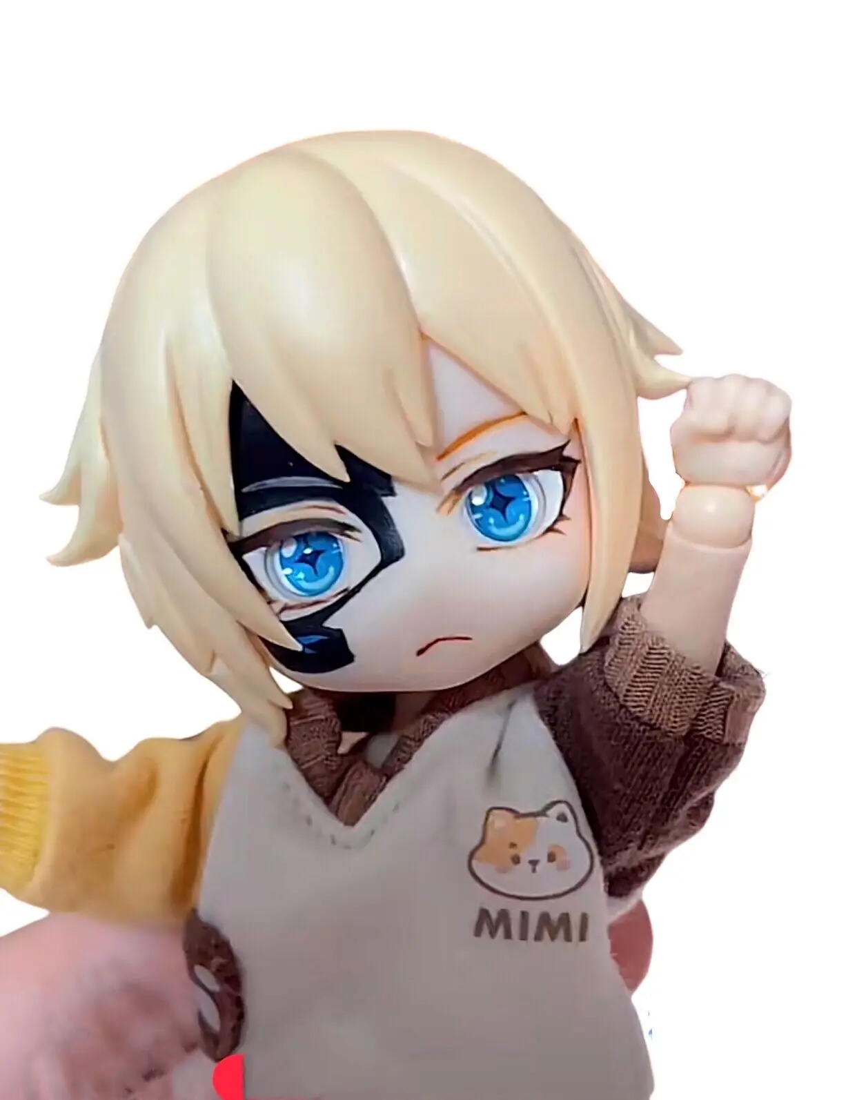 Dainsleif Ob11/ob22 Face GSC Clay Man Genshin Impact Water Sticker Faceplate Handmade Alternate Expression Doll Accessory
