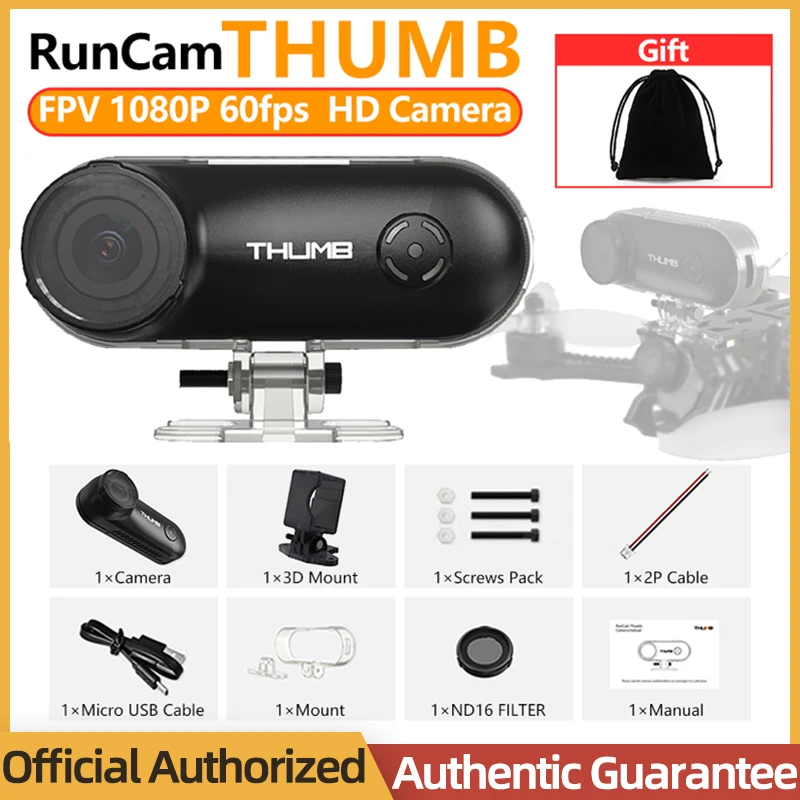 Миниатюрная Экшн-камера RunCam с поддержкой HD 1080P |