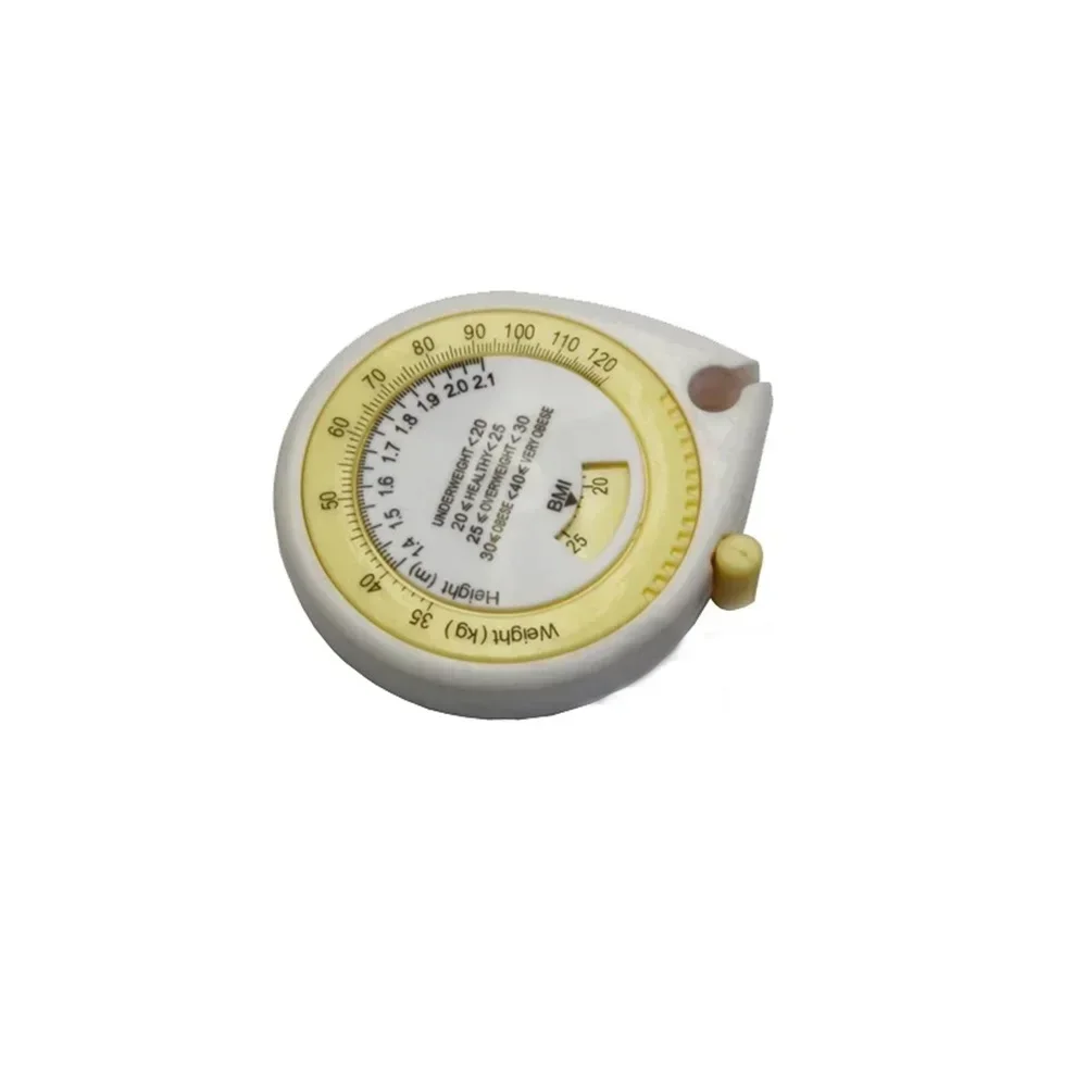 Tape Measure Measuring Ruler 1.5m BMI Body Fat Tester Retractable Waist Measuring