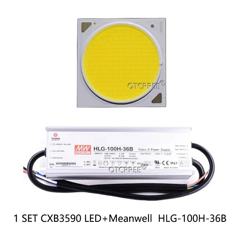 ライト・照明器具 CF Grow CXB3590 200W COB LED Amazon | CFの成長のクリー語CXB3590 LEDライト屋内テントの水耕