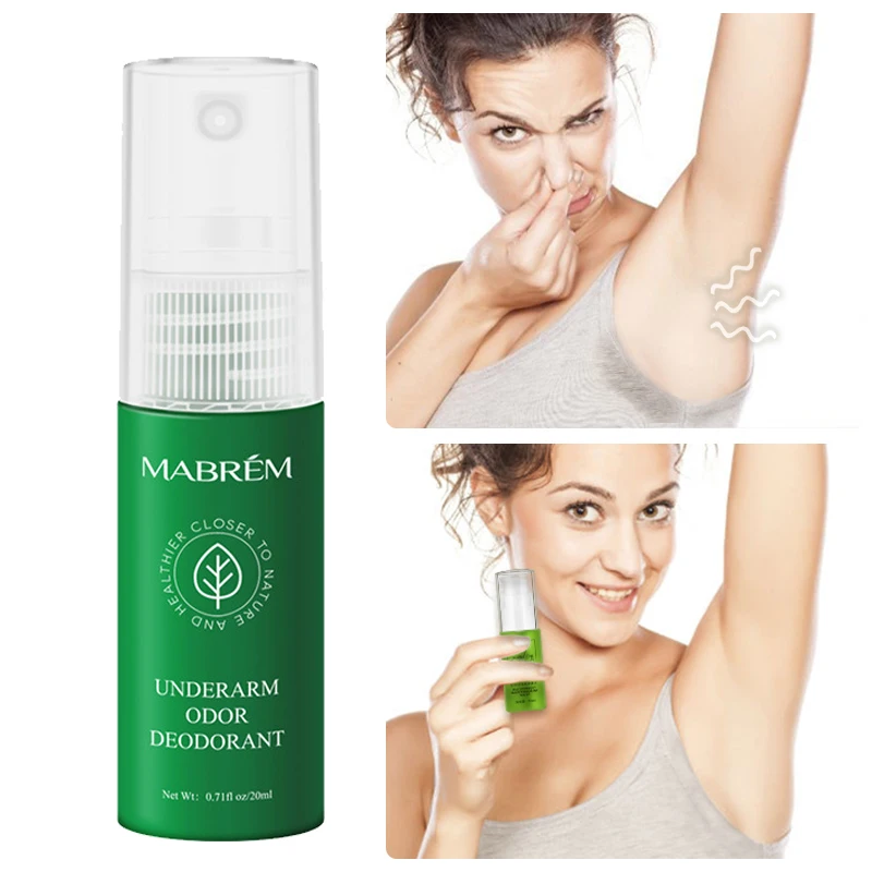 20ml Body Odor Sweat Deodor Perfume Spray For Man and Woman Removes Armpit Odor Sweaty Lasting