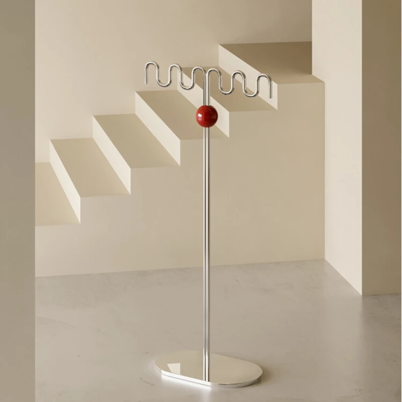 

Custom Valley and Designer Clothes Hanger Fashion Bauhaus Sheep Horn Iron Clothes Hanger Bedroom Household Commercial Clothes