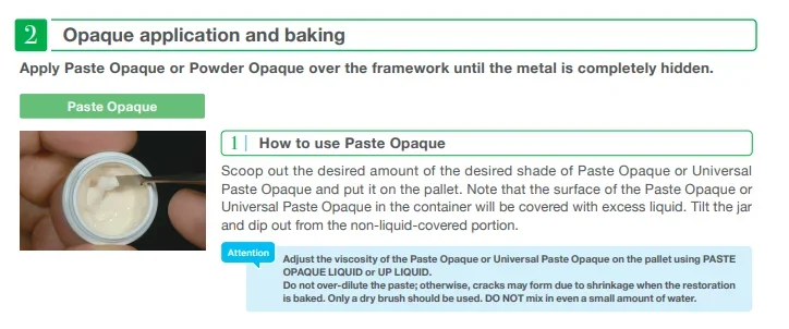 Acrylic Nail Paste Noritake ex-3 Opaque paste POA-POD 6g