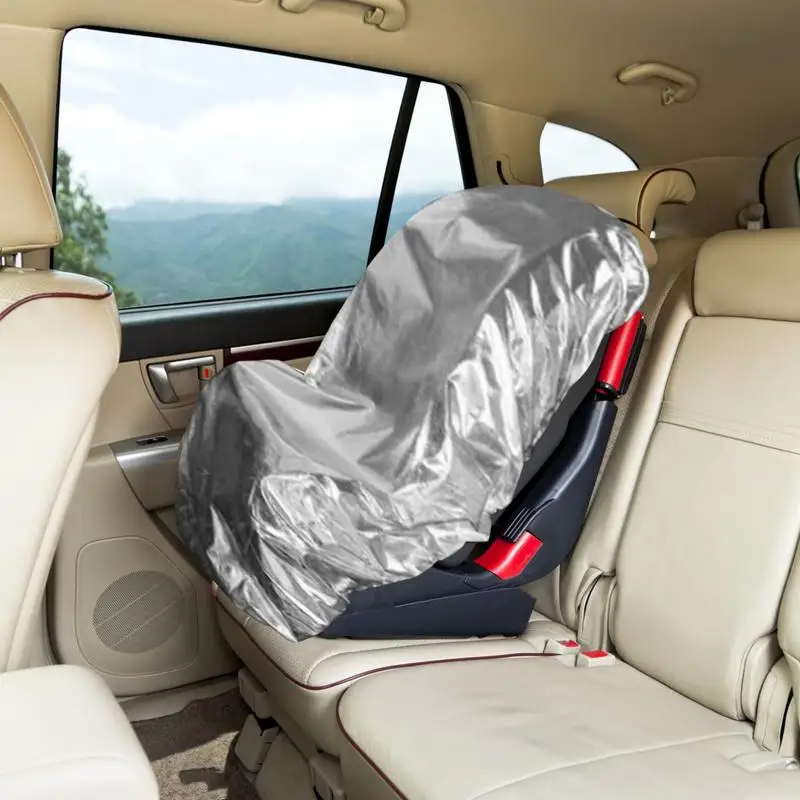 Sun Shade For Car Seat Car Baby Sun Shade Elastic Baby Seats Heat Protector Portable Cooling Seat Heat Shield For