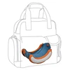 Baby Toilet Portable Travel Baby Potty Foldable Kids Potty Training Seat Easy to Clean With Storage Bag and 20 Garbage Bags 5