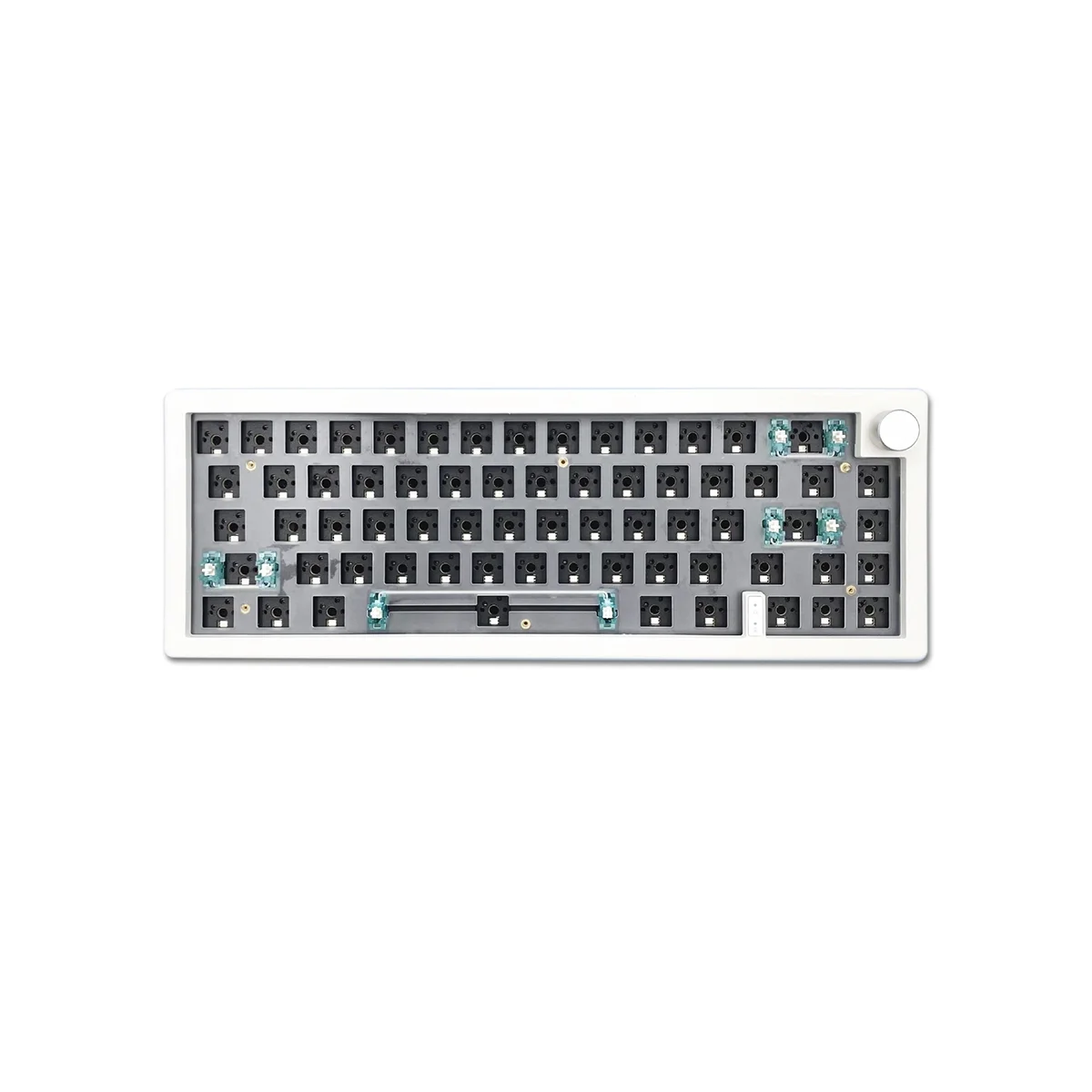 

GMK67 Hot Swappable RGB Backlight Mechanical Keyboard Kit Bluetooth 2.4G Wireless 3 Mode Customized DIY Keyboard White