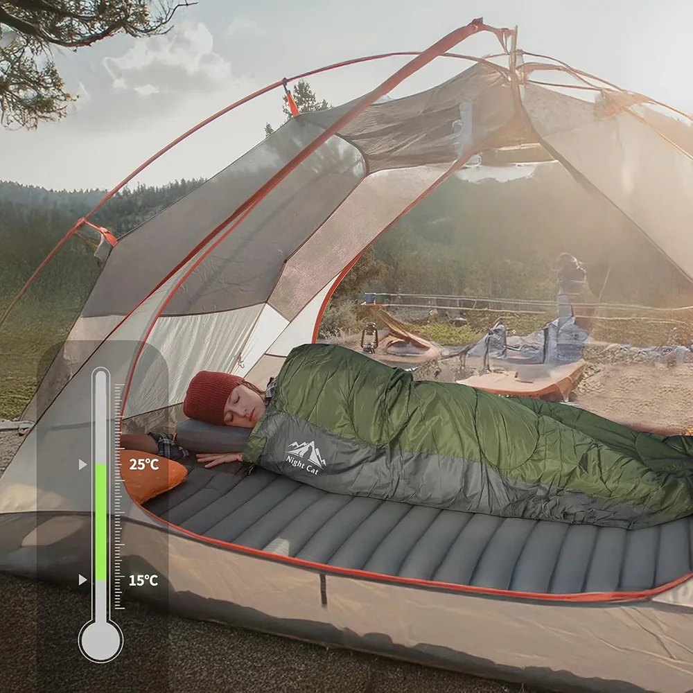 Night Cat Camping Sleeping Bag 7