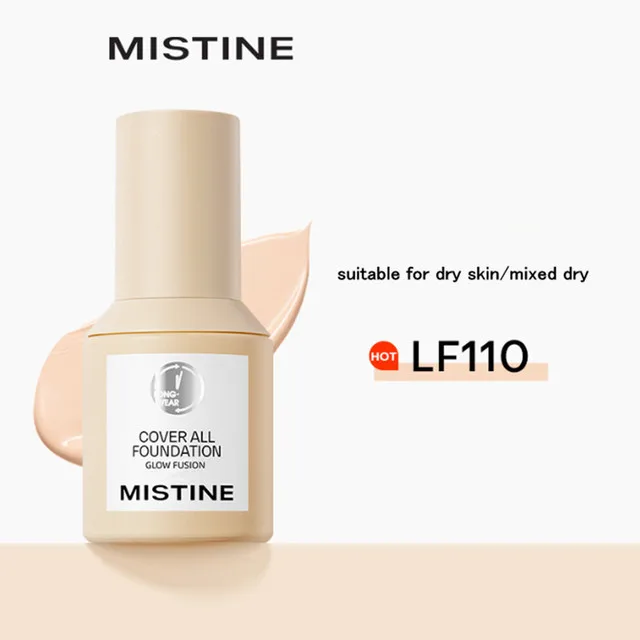thumbnail image 1 of MISTINE Nuevo maquillaje facial mate Base líquida Control de aceite Hidratante Corrector Cuidado de la piel Cosméticos coreanos de larga duración, 1 of 5