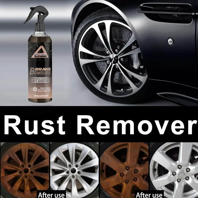 Car Wheel Cleaning Kit Wheel Cleaner Spray Dust Remover Brake Dust Cleaner  With Sponge and Cloth Professional Car Cleaner Kit - AliExpress