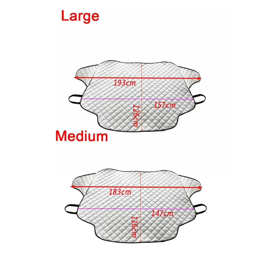 Magnetic Car Front Windshield Cover Automobile Sunshade Cover Winter Ice Frost Guard Sun Shade Protector Waterproof Car