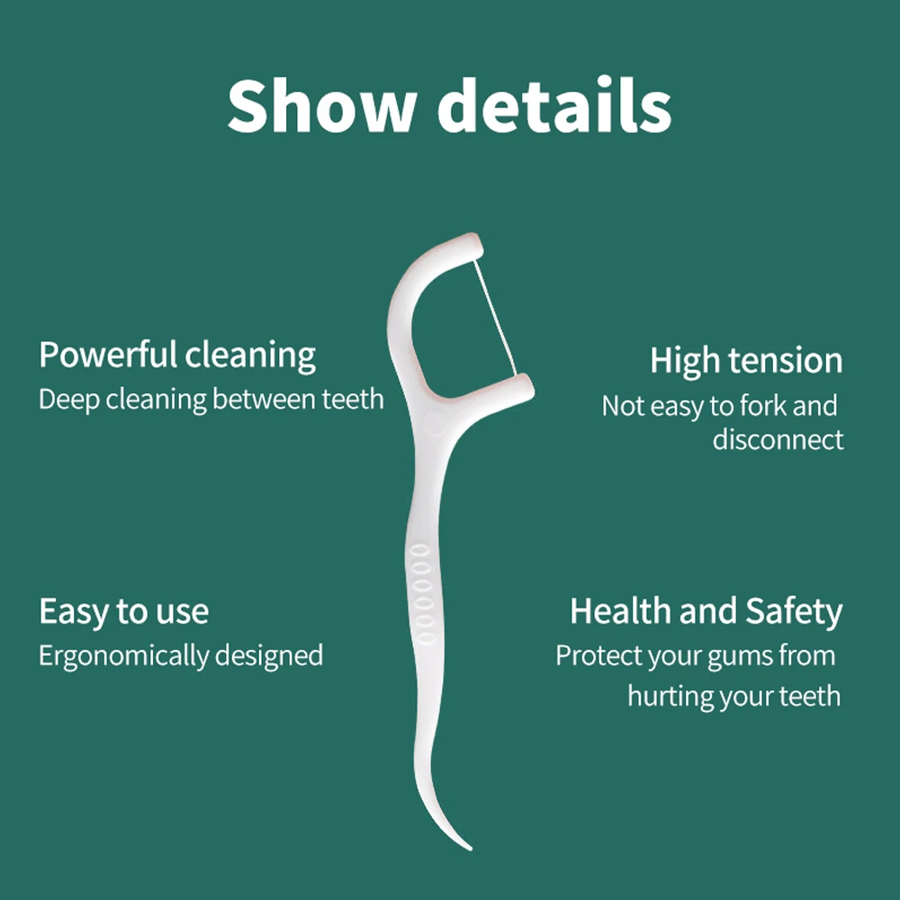 Dental Floss Sticks Toothpicks With Threads Ultra Thin Tooth Picks Flosser Zipper Sealing Bag Packaging 300pcs dental floss stick,dental floss sticks