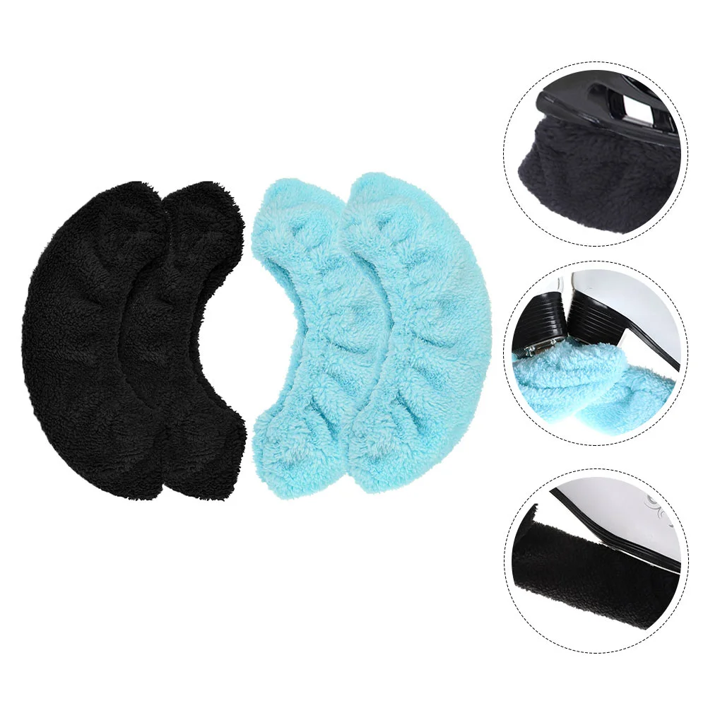 

2 Pairs Figure Skating Knife Cover Skate Blades Covers for Kids Towels Absorb Water Practical Polyester Guards Child