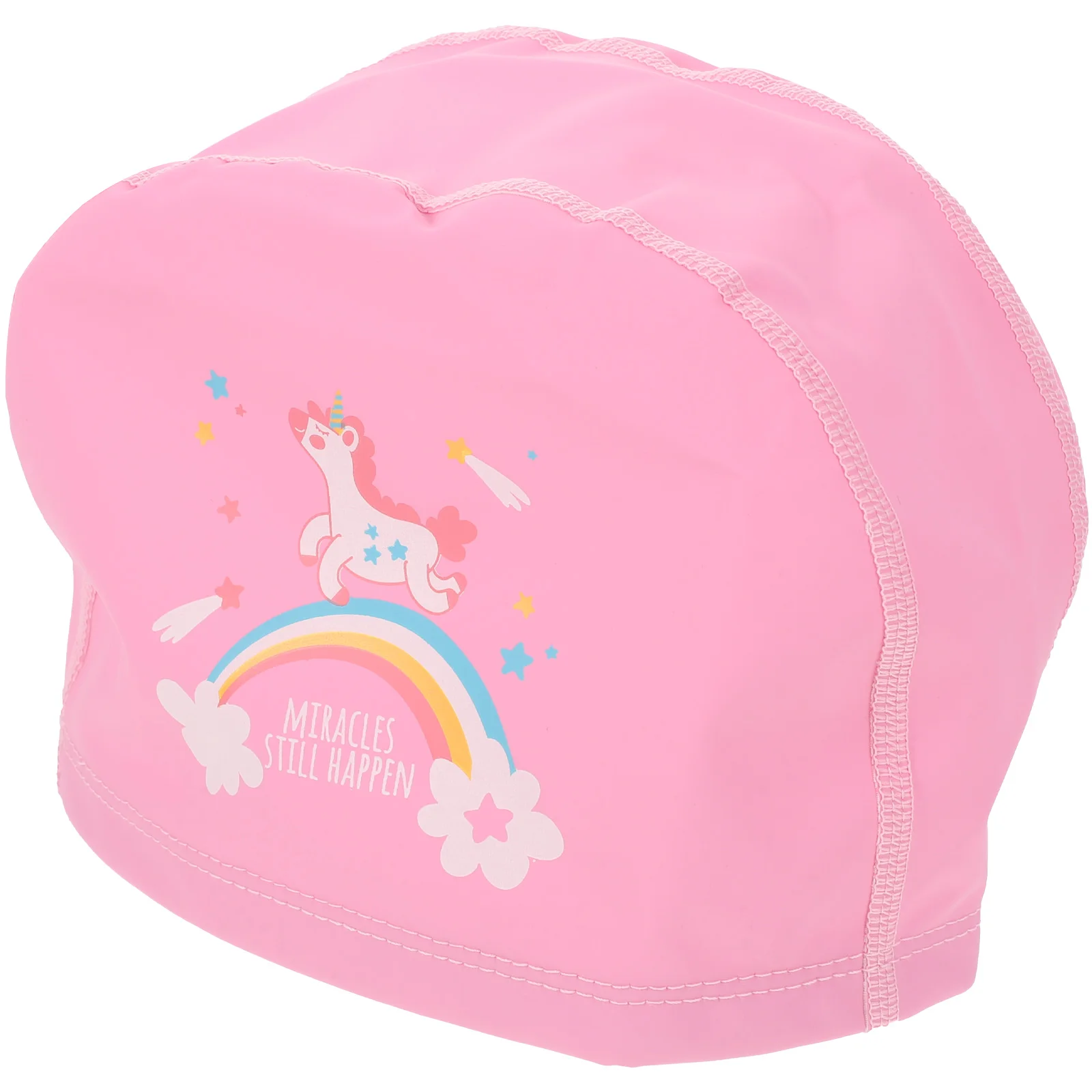 

Student Swimming Cap for Kids Pool Caps Cartoon Tab Hat Ear Cover Spandex Polyester 3-6 Baby Bathing