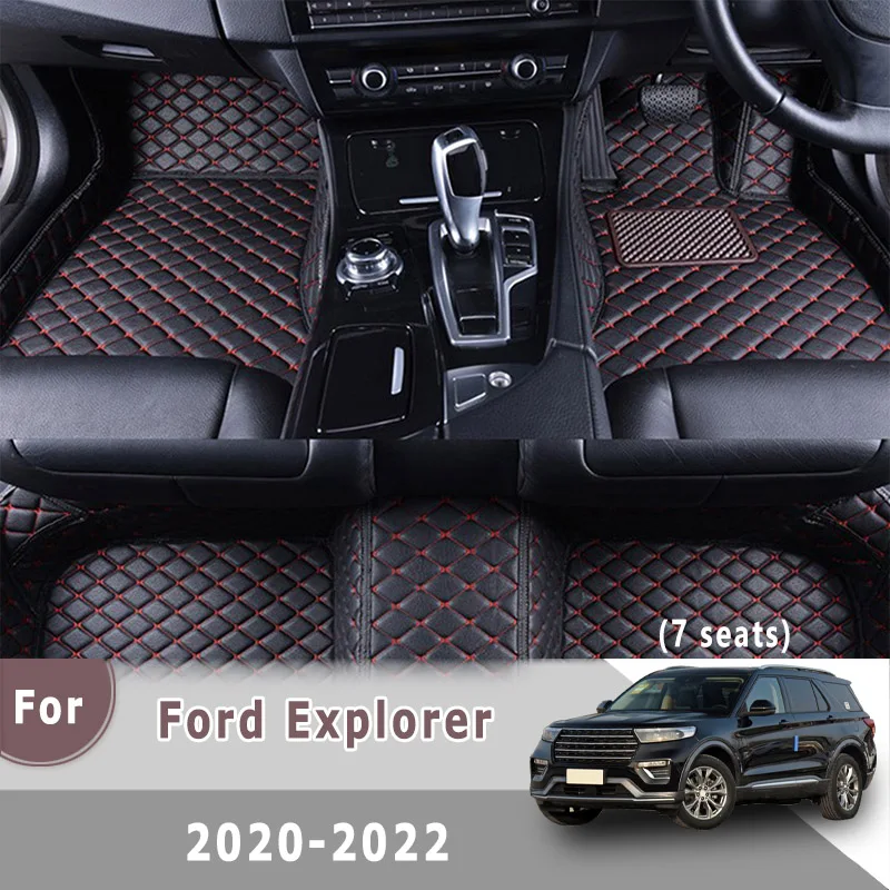 

RHD Carpets For Ford Explorer 2022 2021 2020 (7 seats) Car Floor Mats Auto Interior Covers Pads Accessories Rugs Waterproof