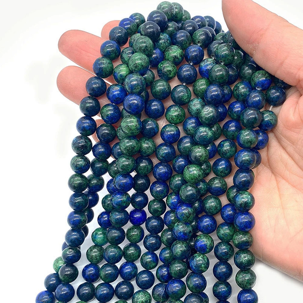 

Phoenix Lapis Lazuli Natural Stone Beads 6 8 10mm Semi Precious Bead Charm For Jewelry Making Bracelet Necklace Beading