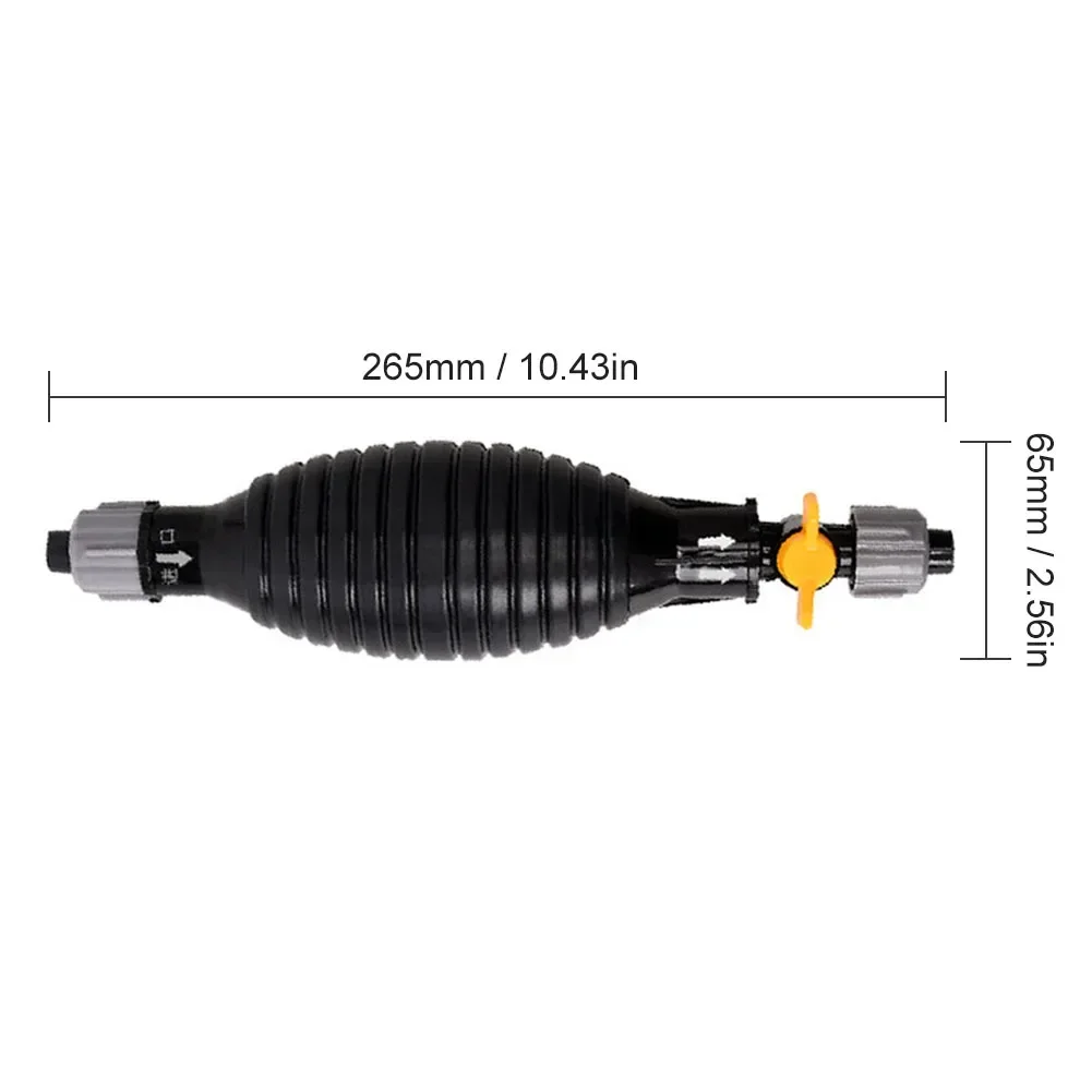 18mm Manual Fuel Pump oil syringe pump liquid transfer pump High Flow Car Motorcycle Hand Siphon Water Fish Tank Oil Gasoline Petrol Diesel Liquid Transfer Tool