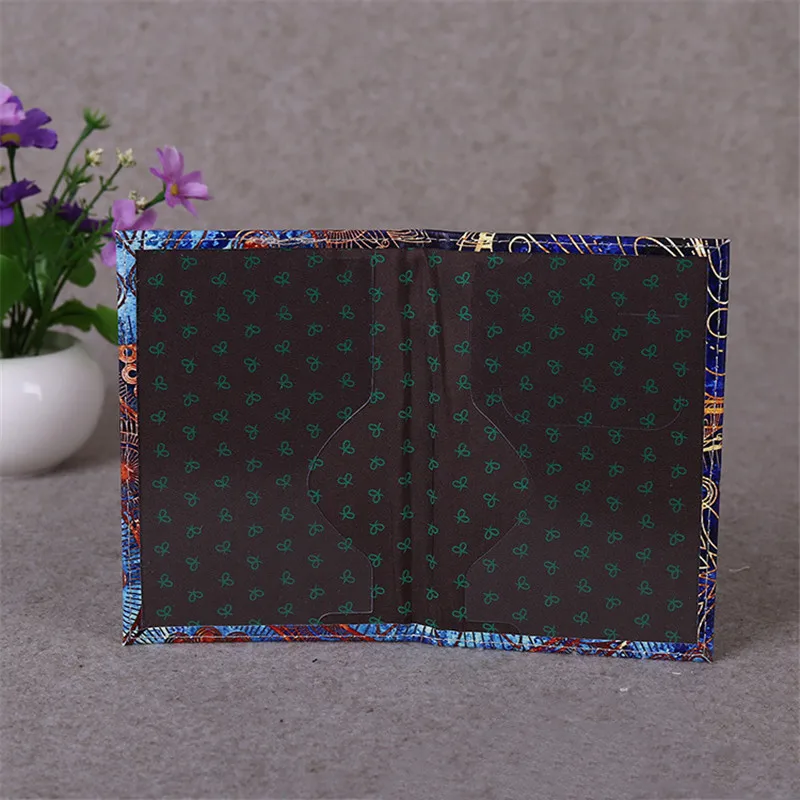 Starry Sky Travel Passport Holder - Stylish PU Leather Wallet