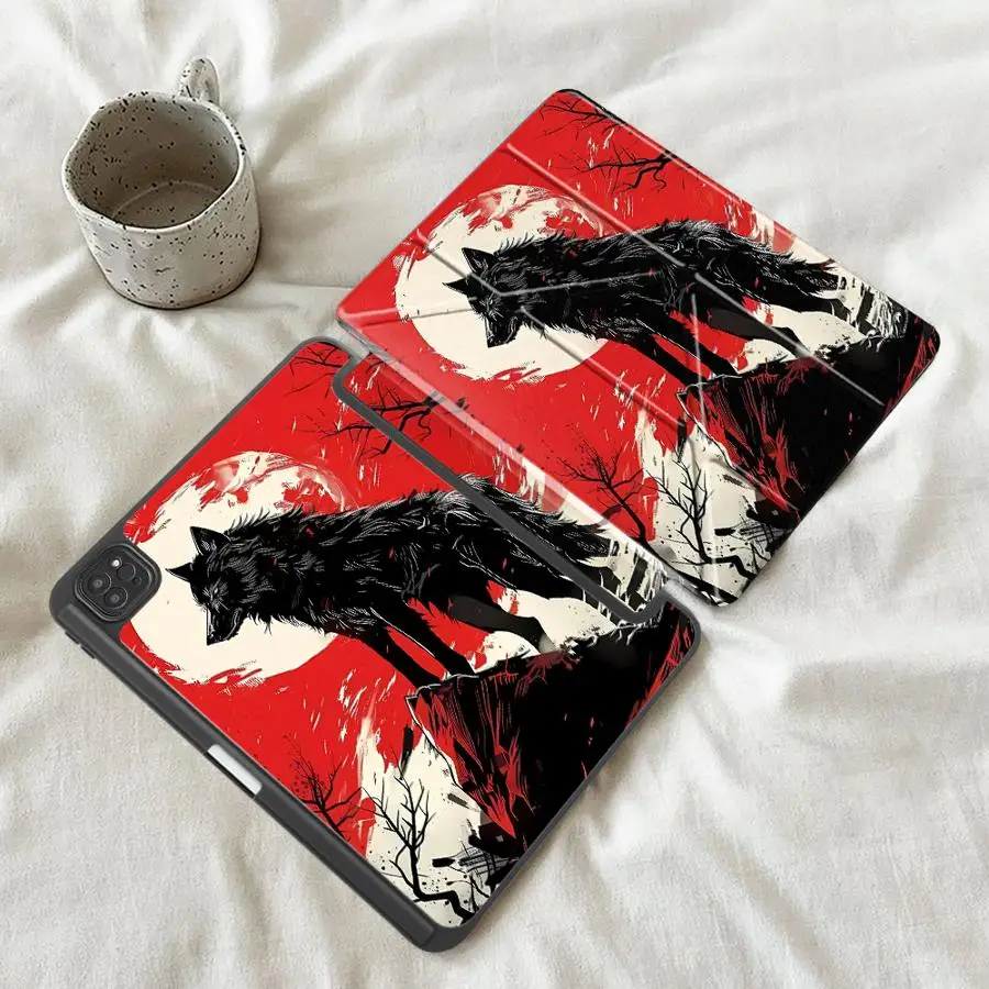 Wild Wolf Tablet Holder Cover Case - Universal Fit