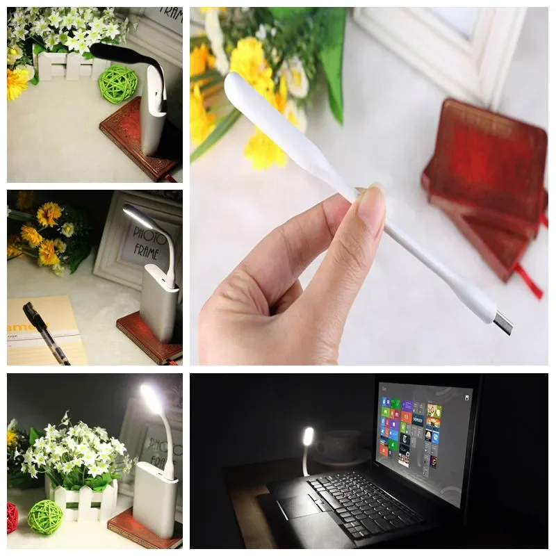 Mini DC 5V 1.2W USB LED Reading Book Lights Laptop Work Desk Lamp Portable Travel Night Lighting Foldable Car Camping Tent Lamps desk lamp book light mini led light