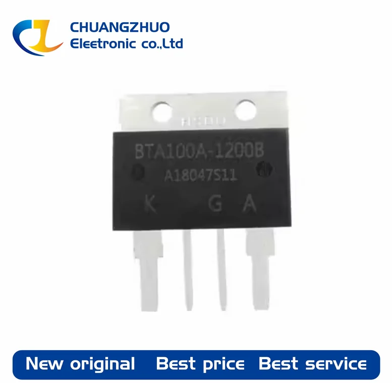 

1Pcs New original BTA100-1200B TO-4PL Ultra high current power bidirectional thyristor direct insertion