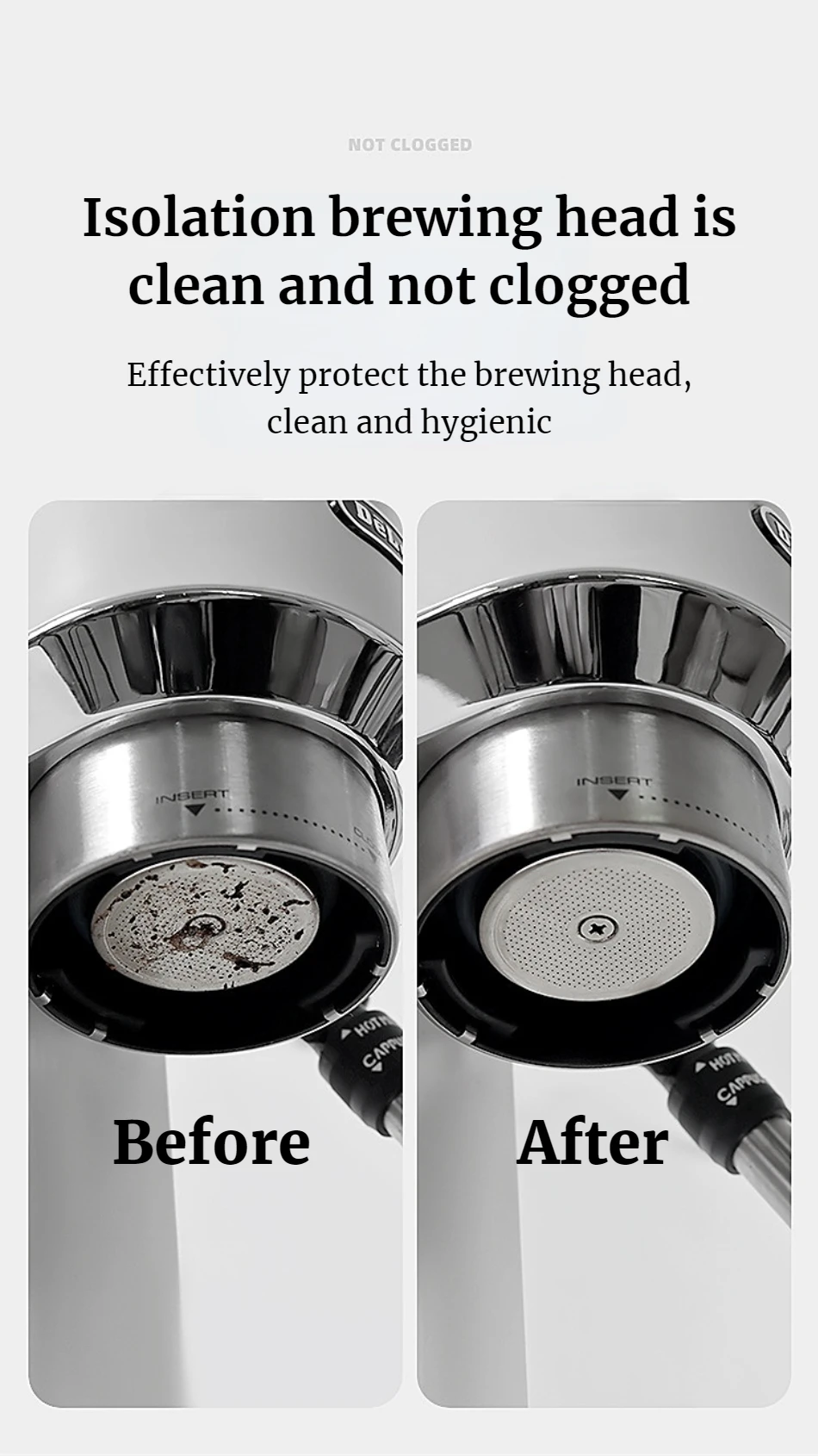 Description Picture 6 of item51mm53mm58mm Coffee Handle Disposable Filter Paper Coffee Powder Bowl Filter Paper Round Secondary Water Separation Filter Paper