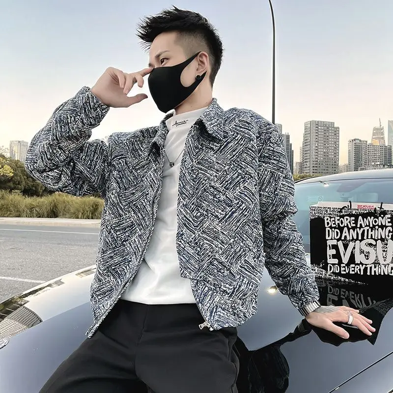 Autumn Winter KPOP Fashion Style Harajuku Slim Fit Tops Loose All Match Casual Outerwear Lapel Korean Style Long Sleeve Jacket