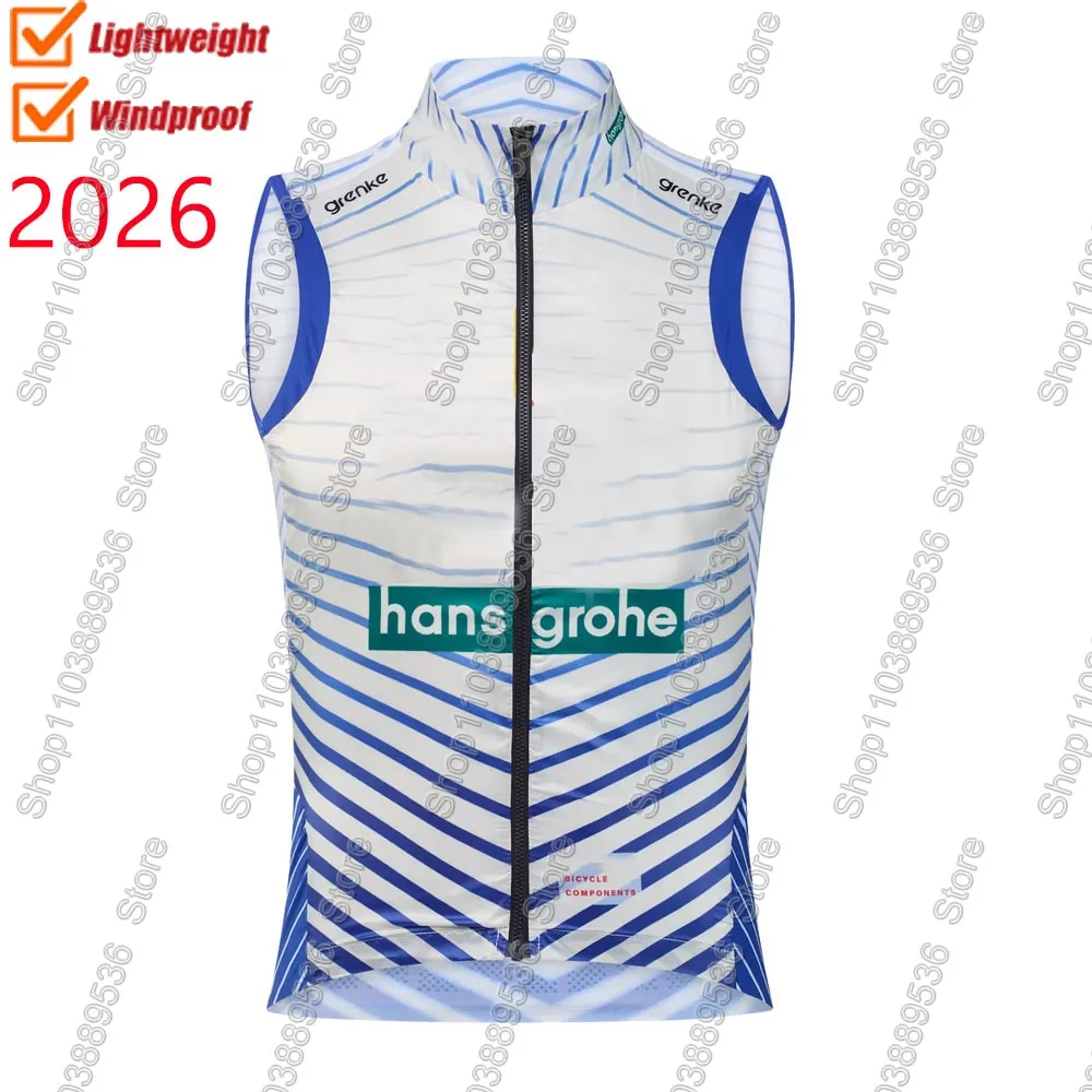 YGLEEULI Gilet De Cyclisme Homme Sans Manches Coupe-Vent - Maillot Vélo Route Et Montagne