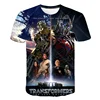 Summer Clothing Transformers Fashion Boys Girls Print Short Sleeve T-Shirt Casual Sport Hip Hop Parent Child Clothing 2
