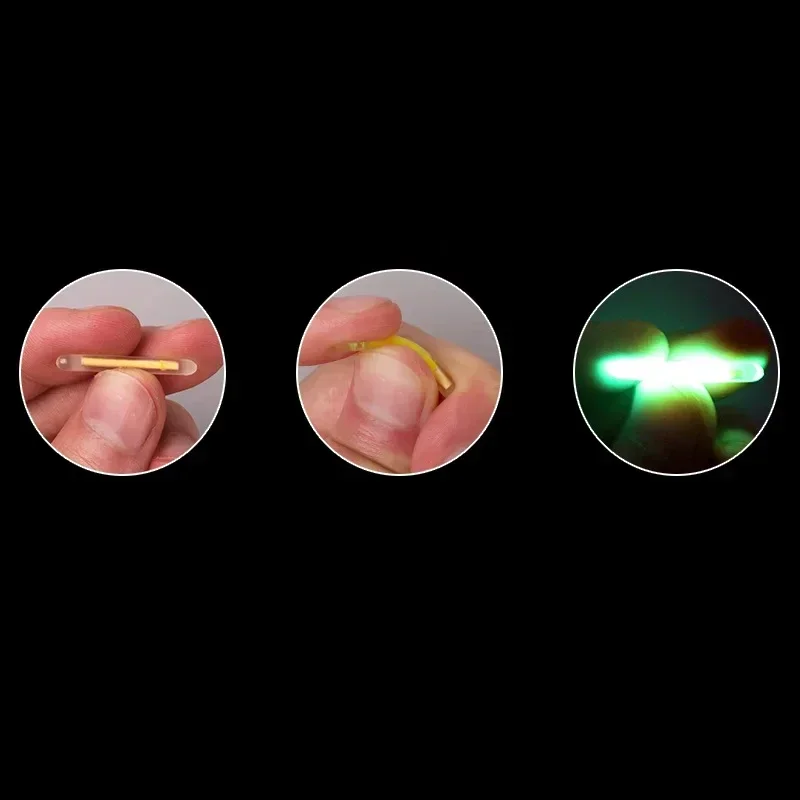 Light Night Fishing Float 2.2/4.5mm Dark Glow Stick 100PCS/Lot Rod Lights Useful Fishing Fluorescent Lightstick Tackle