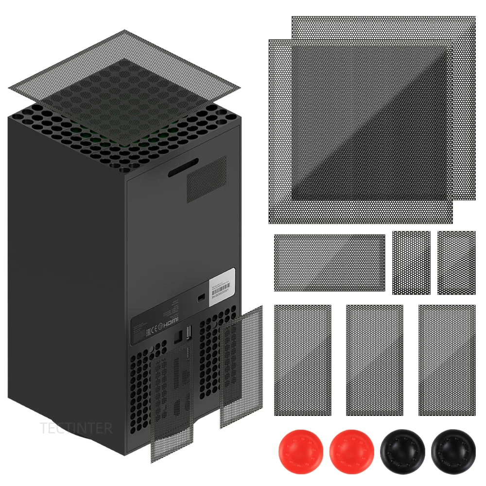 Dust Filter Cover Compatible With Xbox Series X Gaming Console Cooling