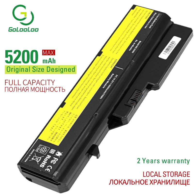 Golooloo 5200Mah Batteria Del Computer Portatile Per Lenovo Ideapad V370 V470 V570 Z370 Z460 Z465 Z470 Z565 Z570 K47 V570 Serie V570A V570G