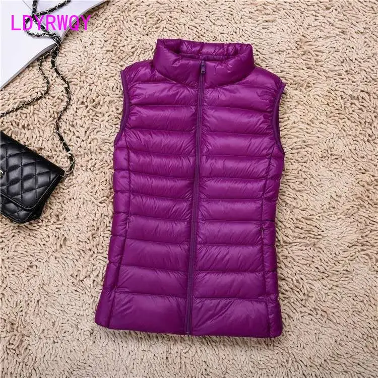 Lightweight 2022 new women's waistcoat for spring, autumn and winter wear Pockets  Office Lady  Cotton [fila]fila pockets lightweight best