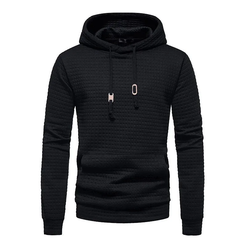 Men's and Women's Solid Color Pocket Hoodies Sports Fitness Sweatshirts Fashionable Casual Pullovers Multi Color