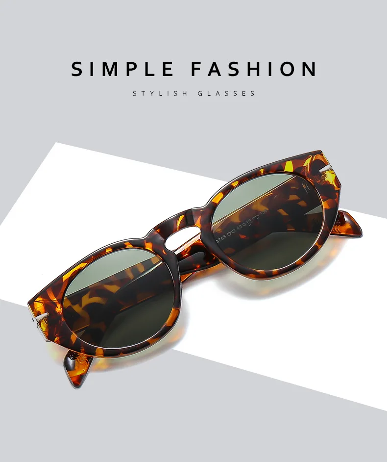 Gafas de sol redondas para hombre y mujer estilo retro uv400_voghion.com