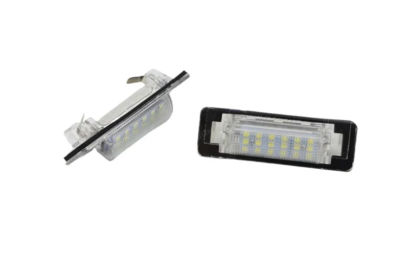 2Pcs Canbus LED License Plate Light For Mercedes Benz E C Class W210 W202 4D AMG White Car-Styling Number Lamp 12V