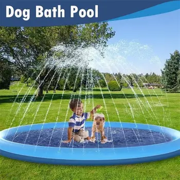 Inflatable Dog Splash Mat 1