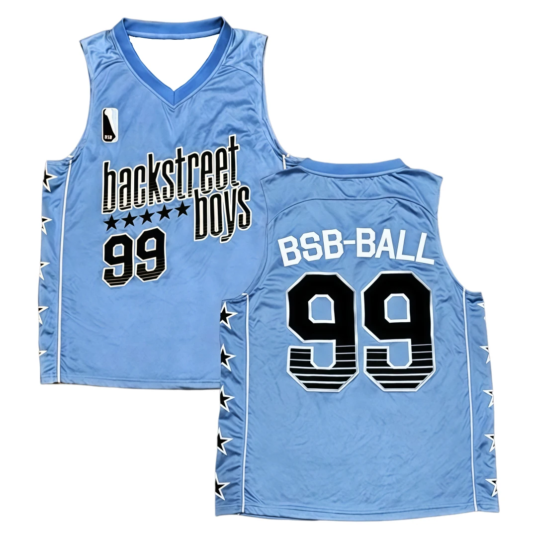 Backstreet Boys Into The Millennium Tour BSB-BALL 2026 Basketballtrikot Atmungsaktives Oberteil Y2K Sportweste Familien-Partnerlook-Kleidung