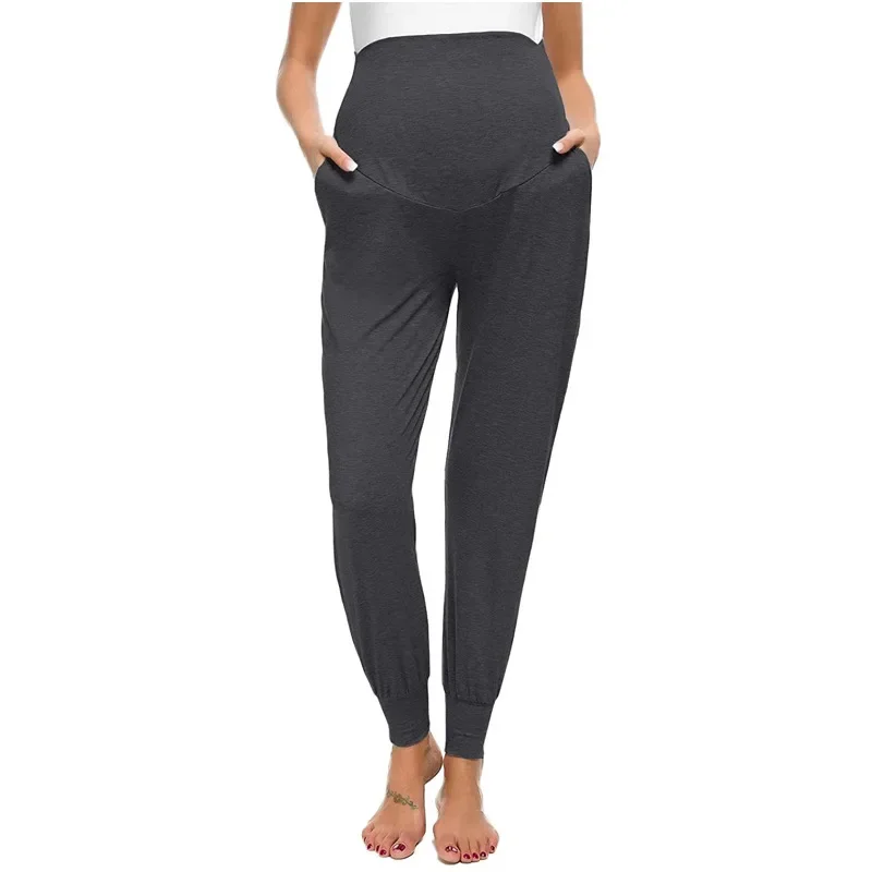 Quick-drying Slim, Slim Skinny Cropped Pants Maternity Pants Skin-friendly Nude Straight-leg Yoga