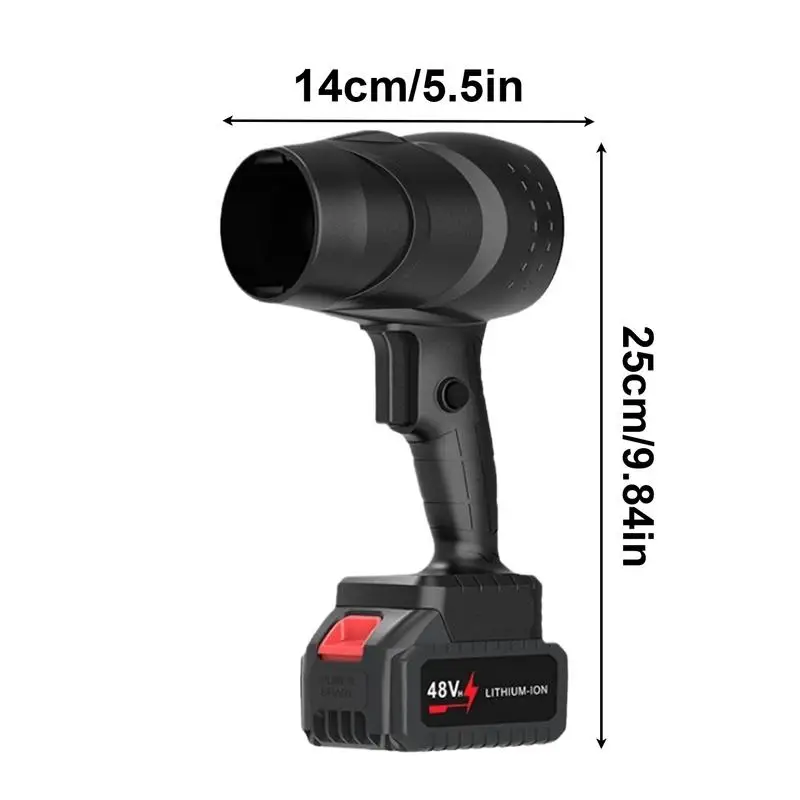 Cordless Leaf Blower Snow Blower for Patio Cleaning Cordless Leaf Blower with Battery Lightweight Leaf Blower for Lawn Care 6