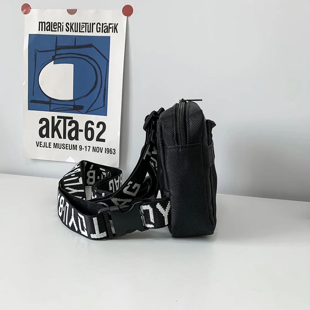 Mode Brust Rig Tasche verstellbare Frauen Männer Weste Gürtel tasche Nylon Outdoor Hip Hop Streetwear Reise Weste Taschen – Detail 12