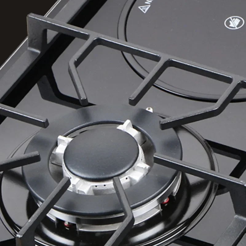 Factory ODM 3 Gas & 1 Electric Gas Cooker 4 Burners Built-In Glass Cooktops LPG/NG Gaz Stove Parts Cook Top Hobs