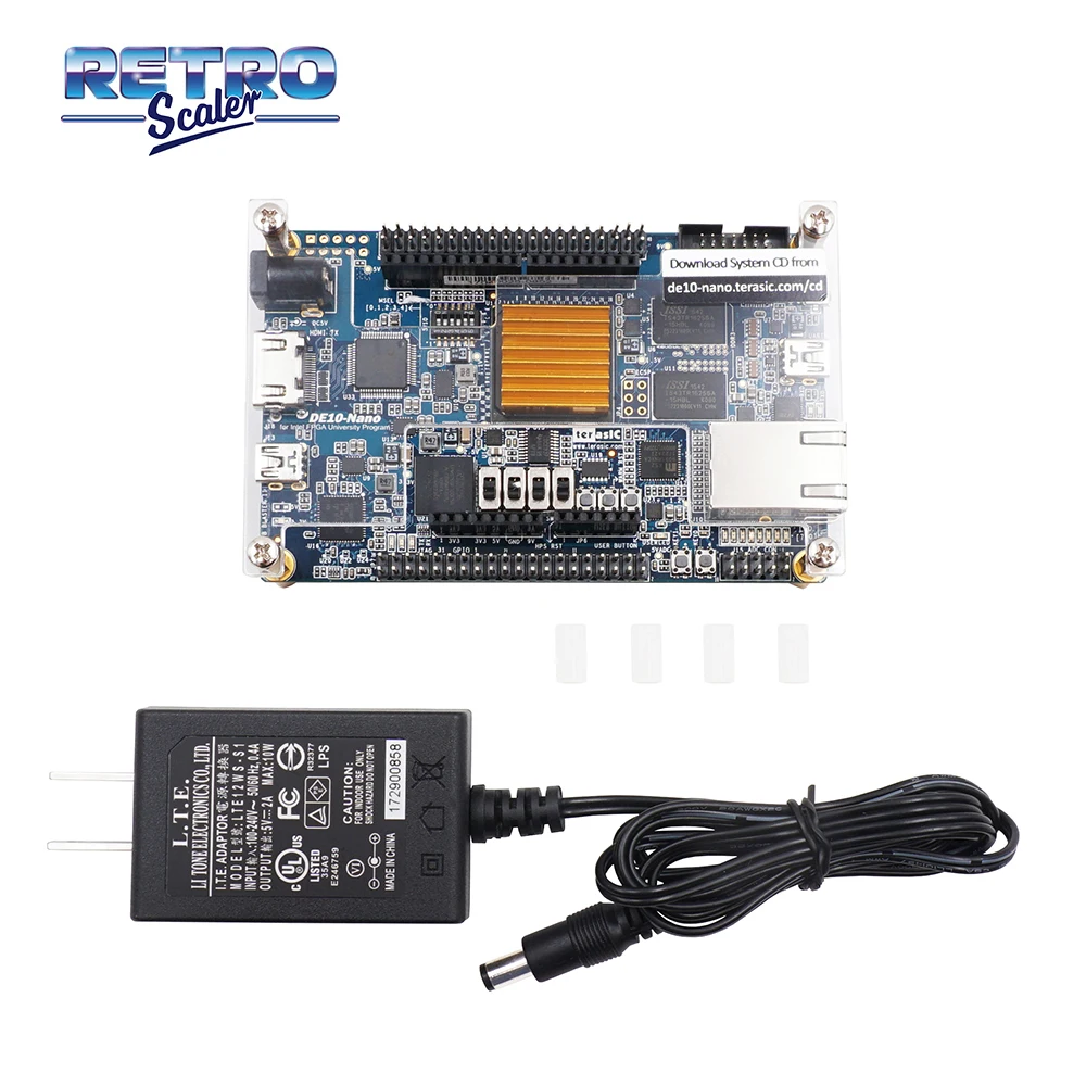 TERASIC FPGA Main Board DE10 Nano, MiSTer FPGA SDRAM IO Board USB HUB Board