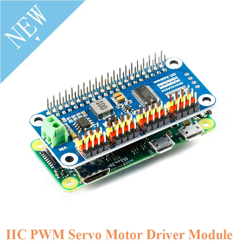 Cappello Scheda Di Espansione Scudo Modulo Driver Servomotore Pwm 16-Ch Per Raspberry Pi Zero 2 W Wh 3B Plus 3 4B Nvidia Jetson Nano B01