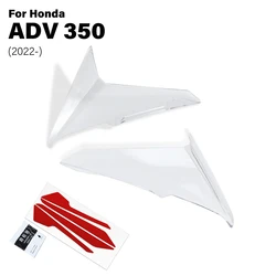 Premium Motorcycle Leg Fairing Wind Deflector Side Spoiler Accessory (Transparent)