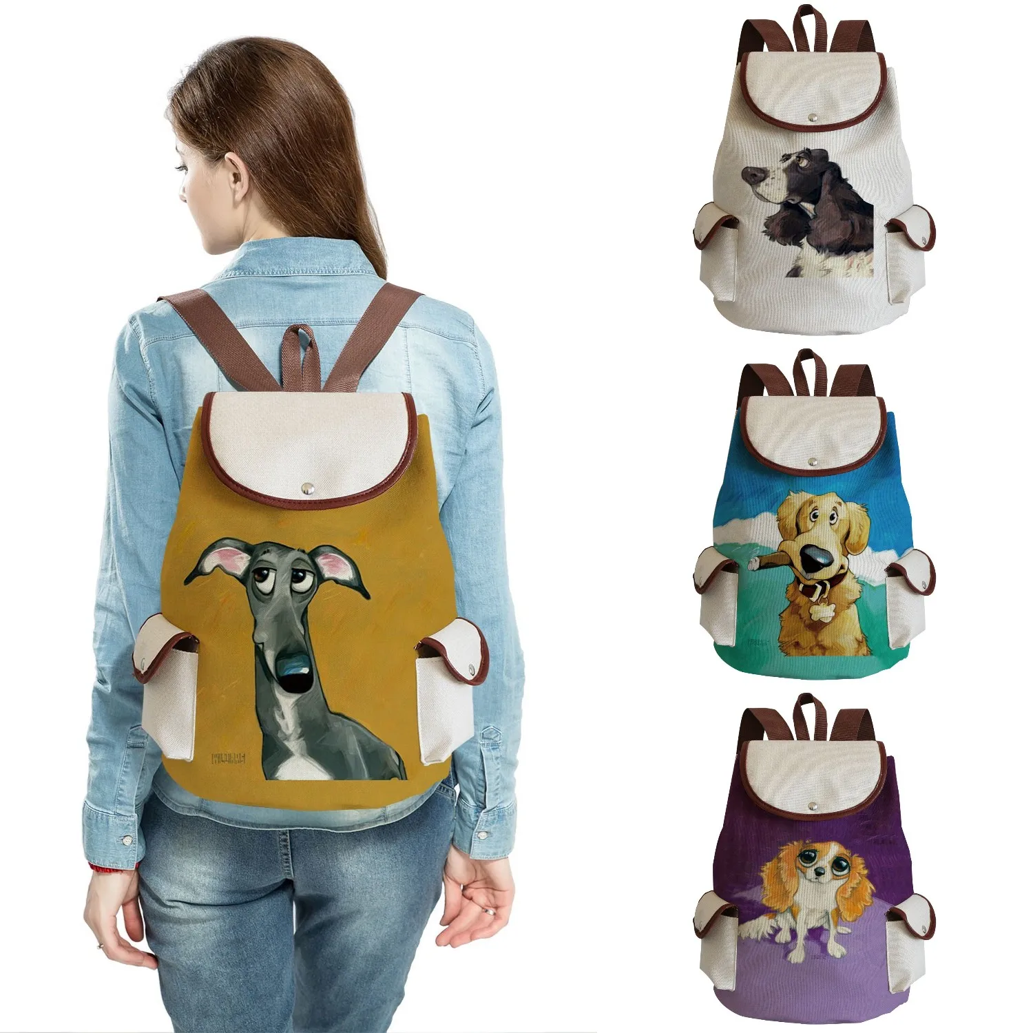 

Детский рюкзак для книг с рисунком в виде комиксов