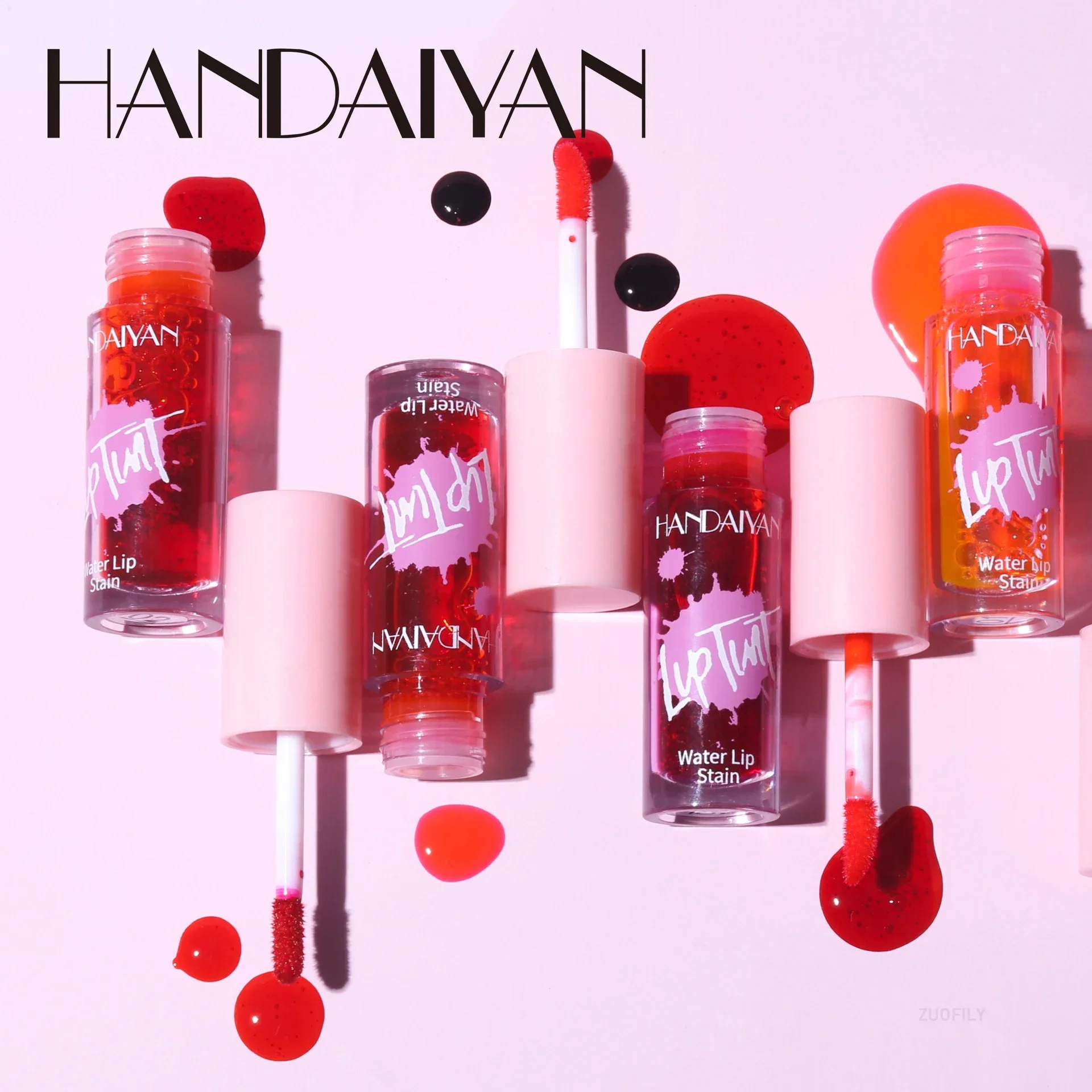 Fruchtsaft-Lippenstift, flüssiger Lippenstift und Rouge in einem, wasserfest, langanhaltend, für Lippen und Wangen, 1 Stück_voghion.com