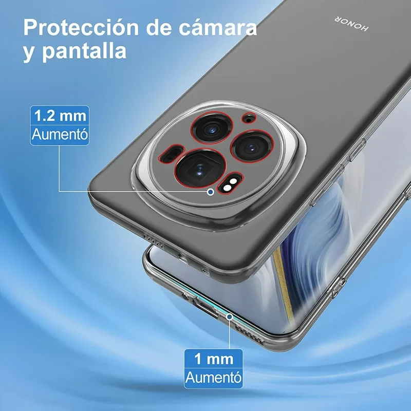 Premium Clear Silicone Shockproof Phone Case - Ultra Thin & Soft Protective Cover