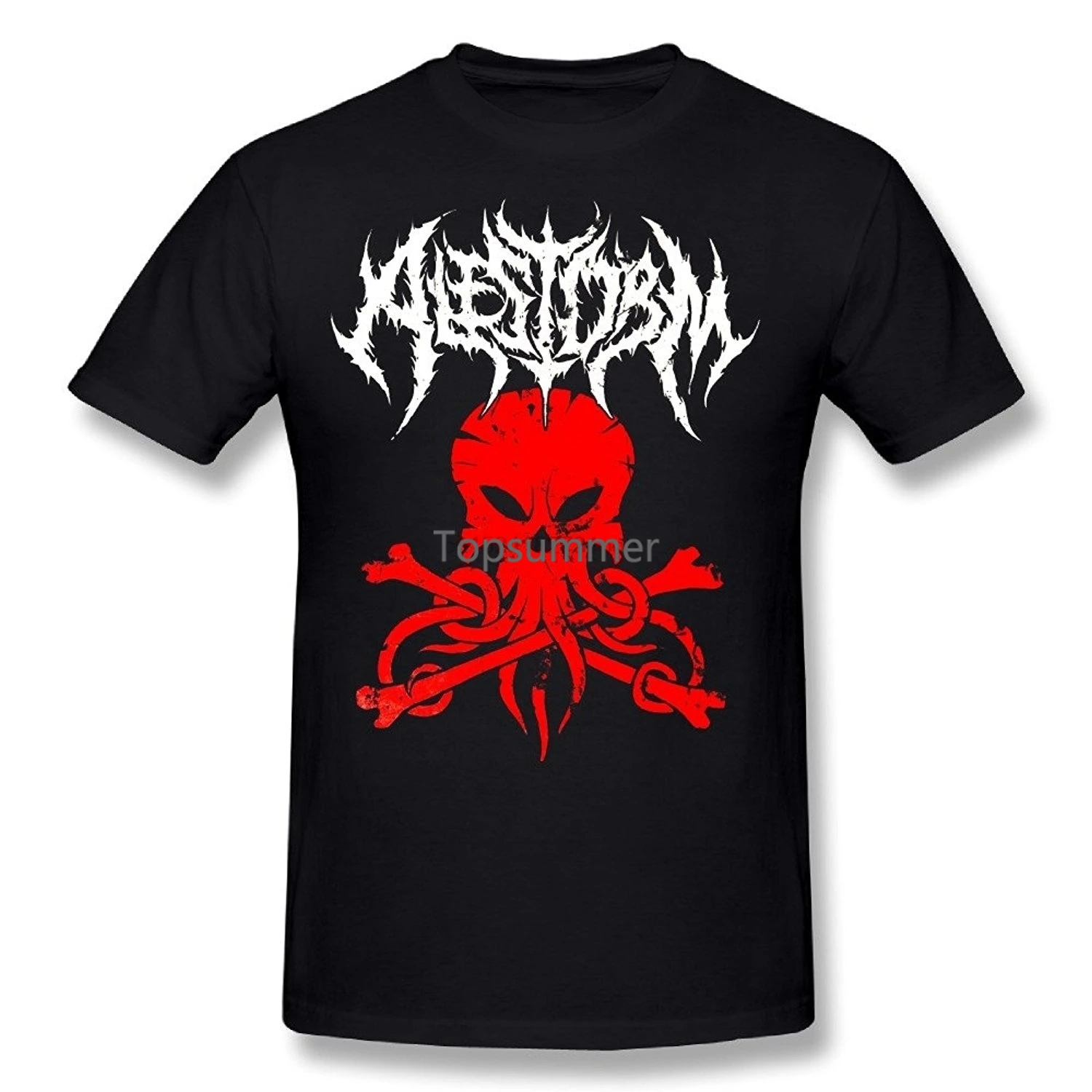 

Fashionflesiciate1 Male Alestorm Skull Red Logo Design T-Shirt Men Fashion Cause T Shirts